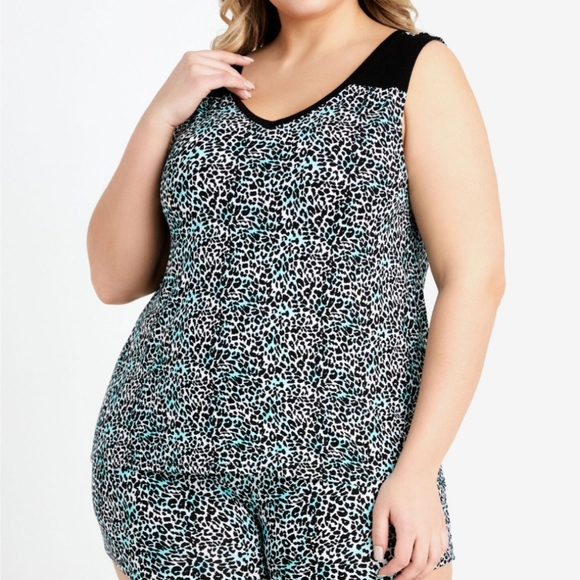 NWT Sleeveless Short Pajama Set - Picture 4 of 4